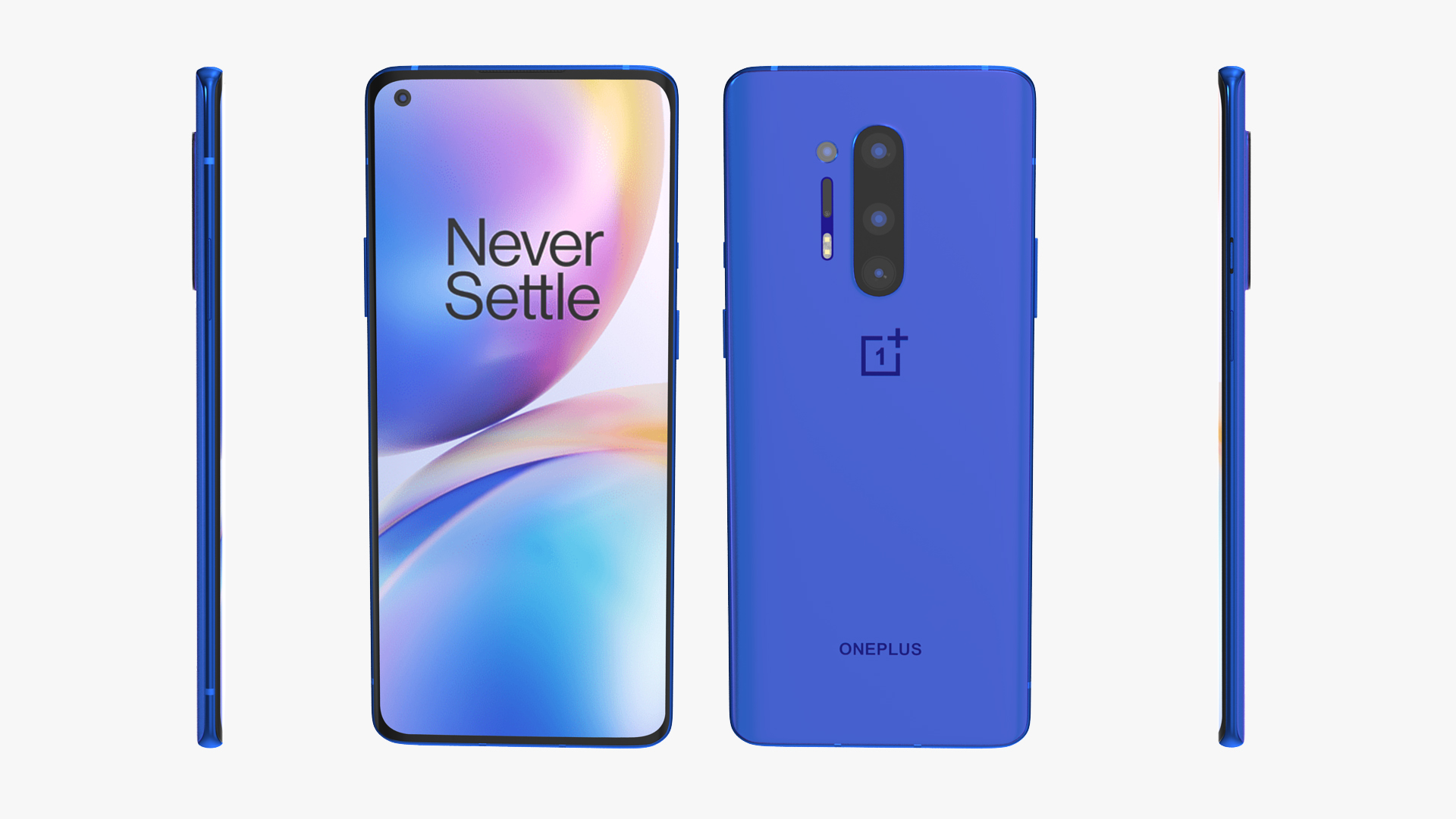 3D model OnePlus 8 Pro Ultramarine Blue