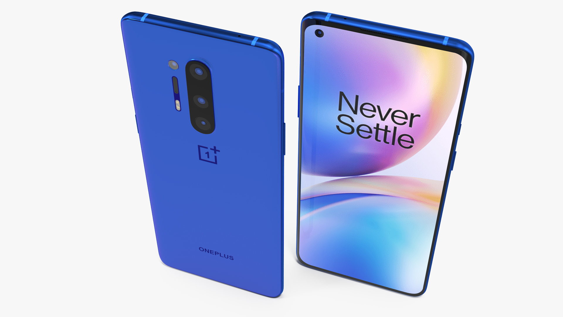 3D model OnePlus 8 Pro Ultramarine Blue