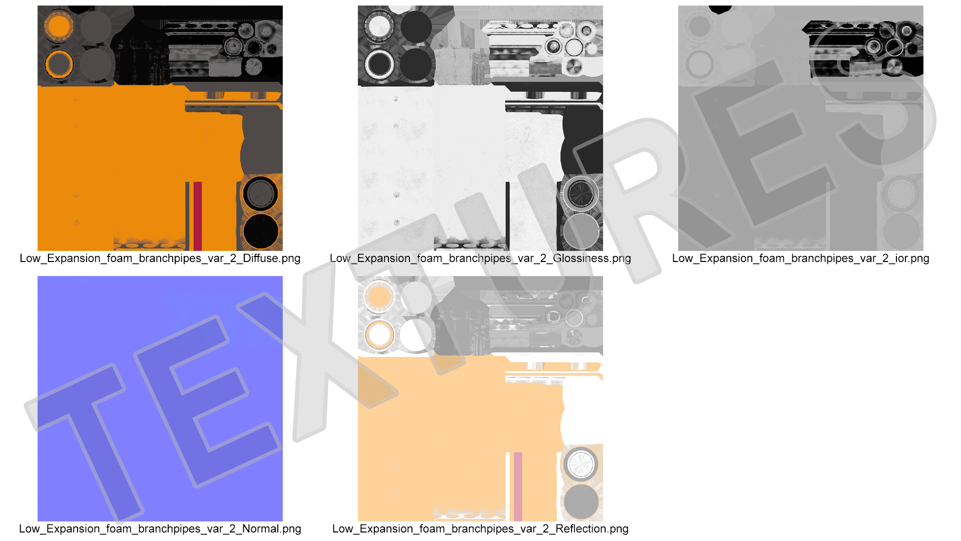 Low Expansion Foam Branchpipes Medium 3D