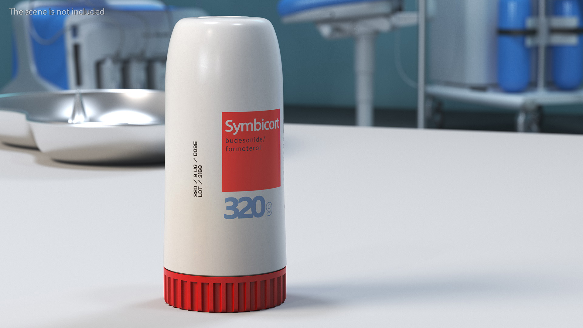 Symbicort Asthma Inhaler 3D model