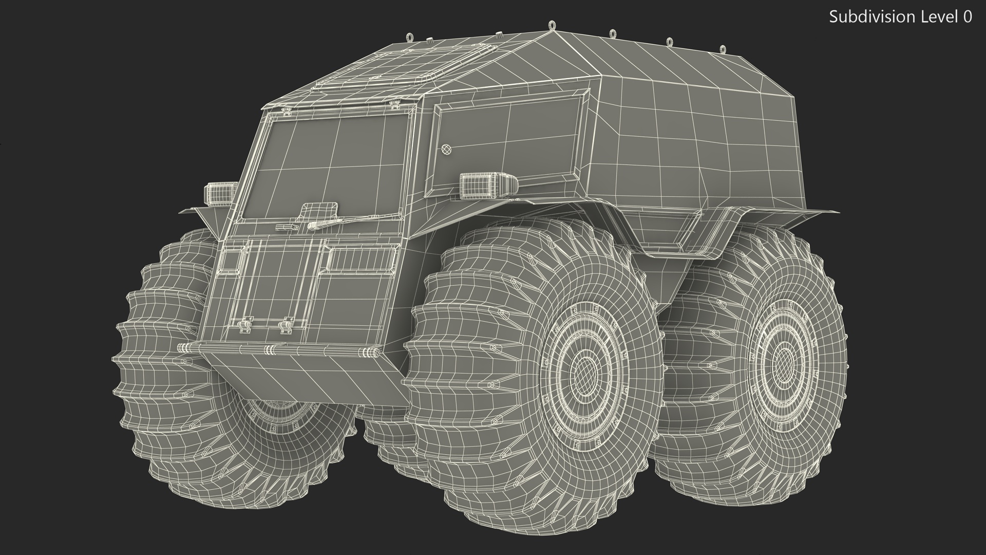 3D model Amphibious Sherp ATV Dirt