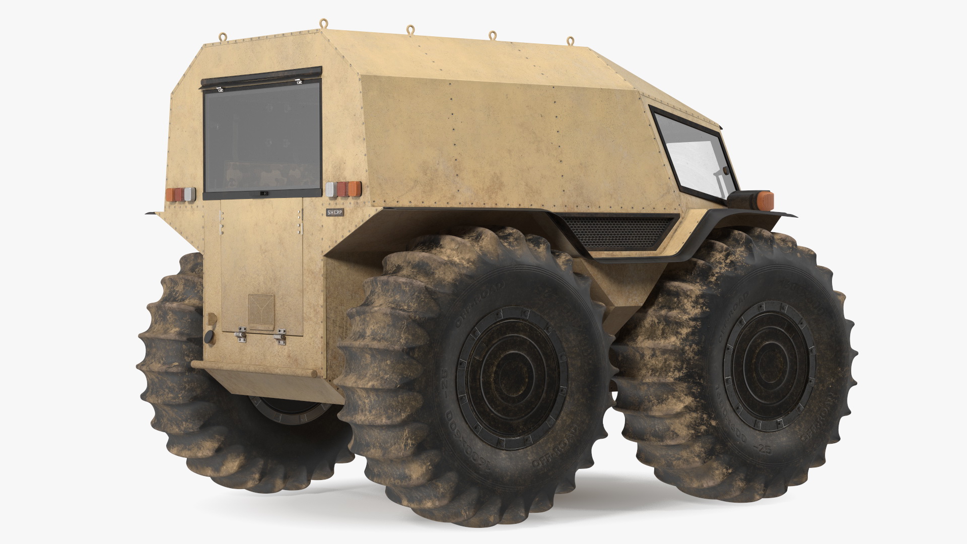 3D model Amphibious Sherp ATV Dirt