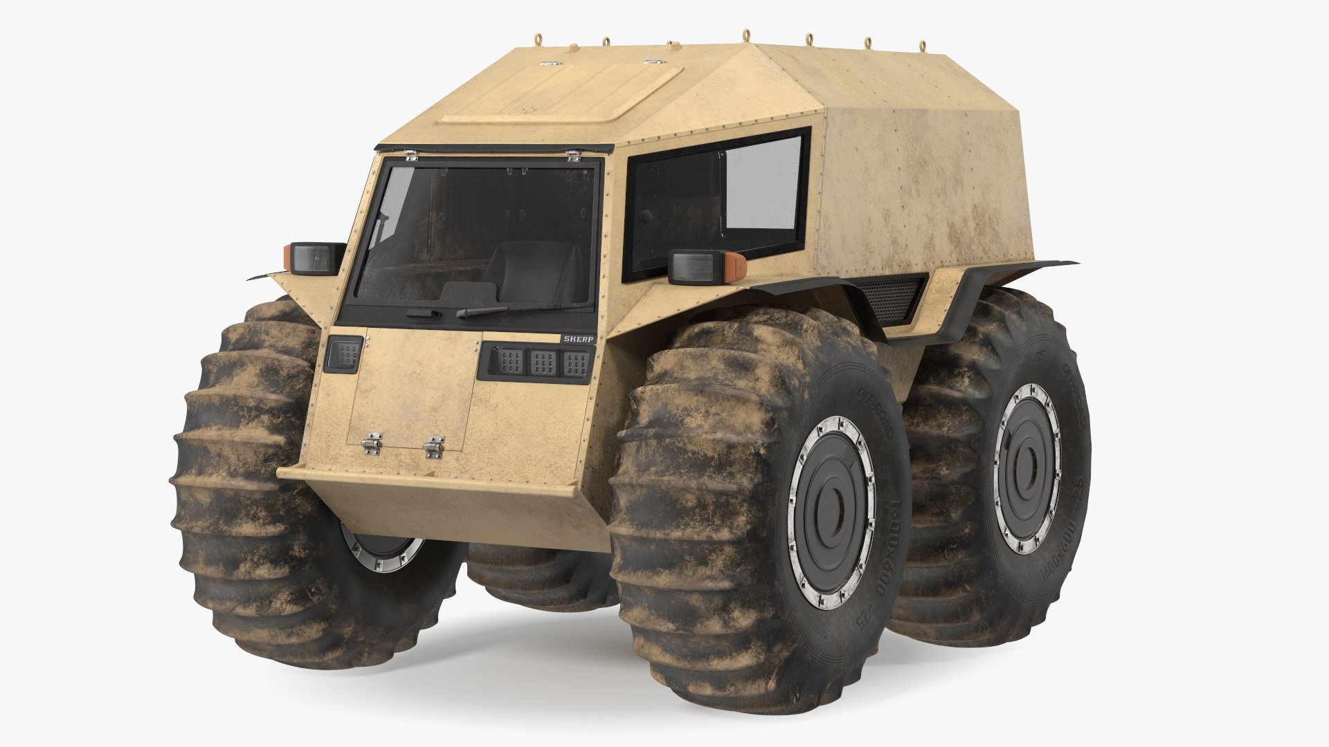 3D model Amphibious Sherp ATV Dirt