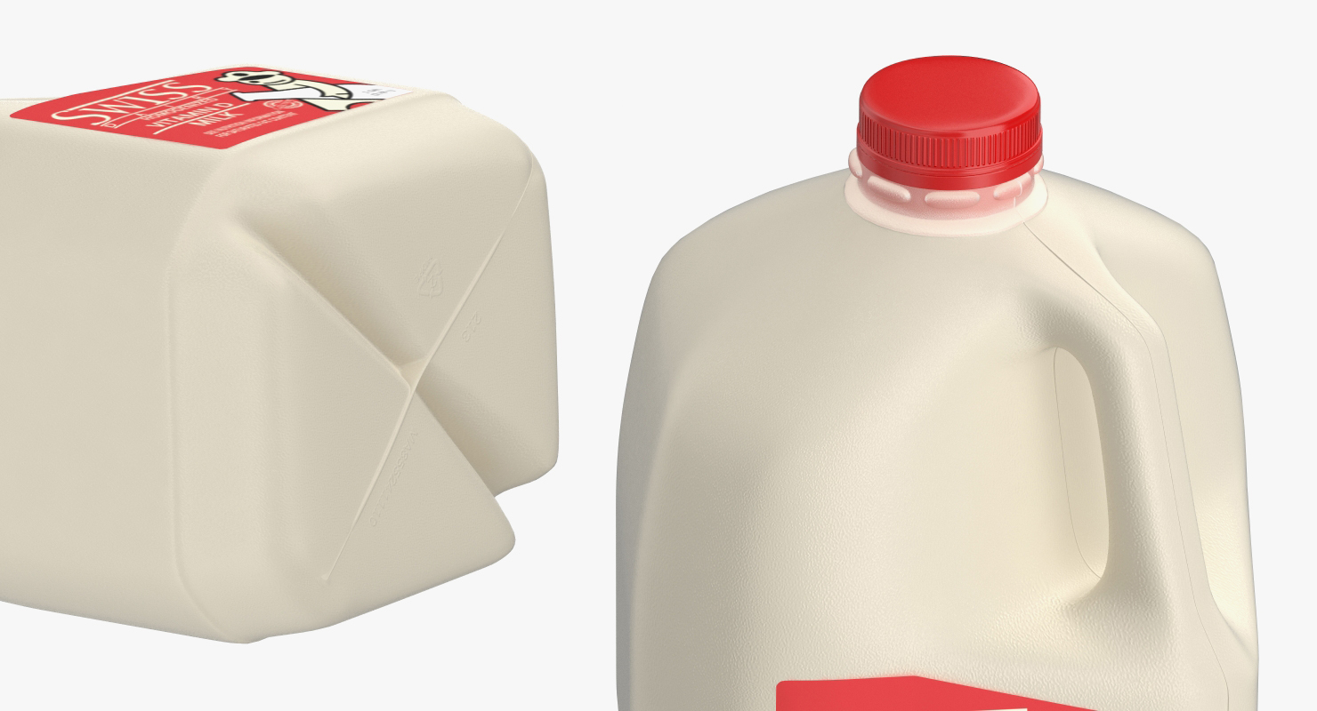 3D model Milk Gallon Plastic Jug 2