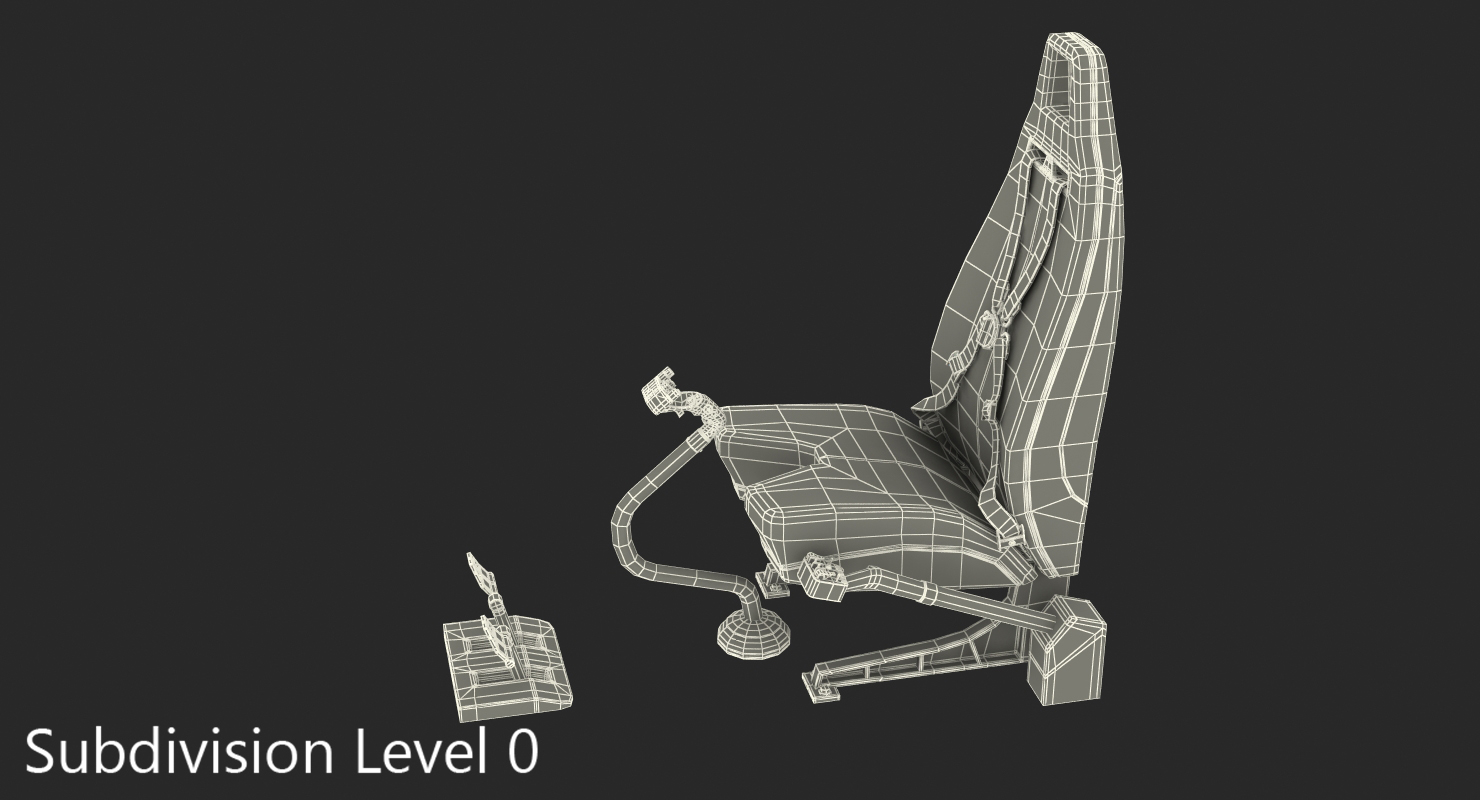 3D model Pilot Seat