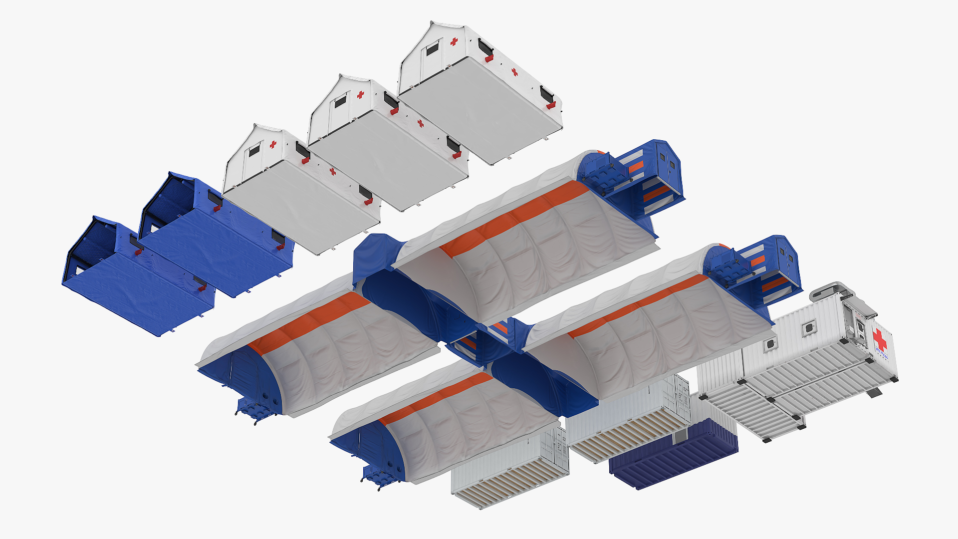 Field Hospital 3D model