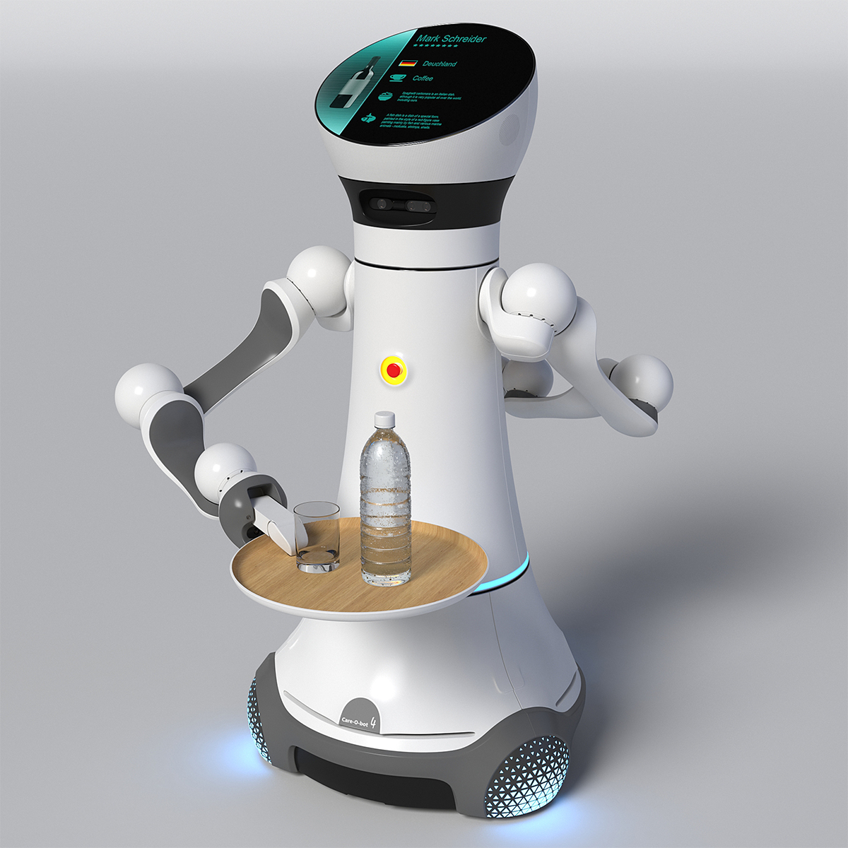 3D Careobot 4 Robot Bartender