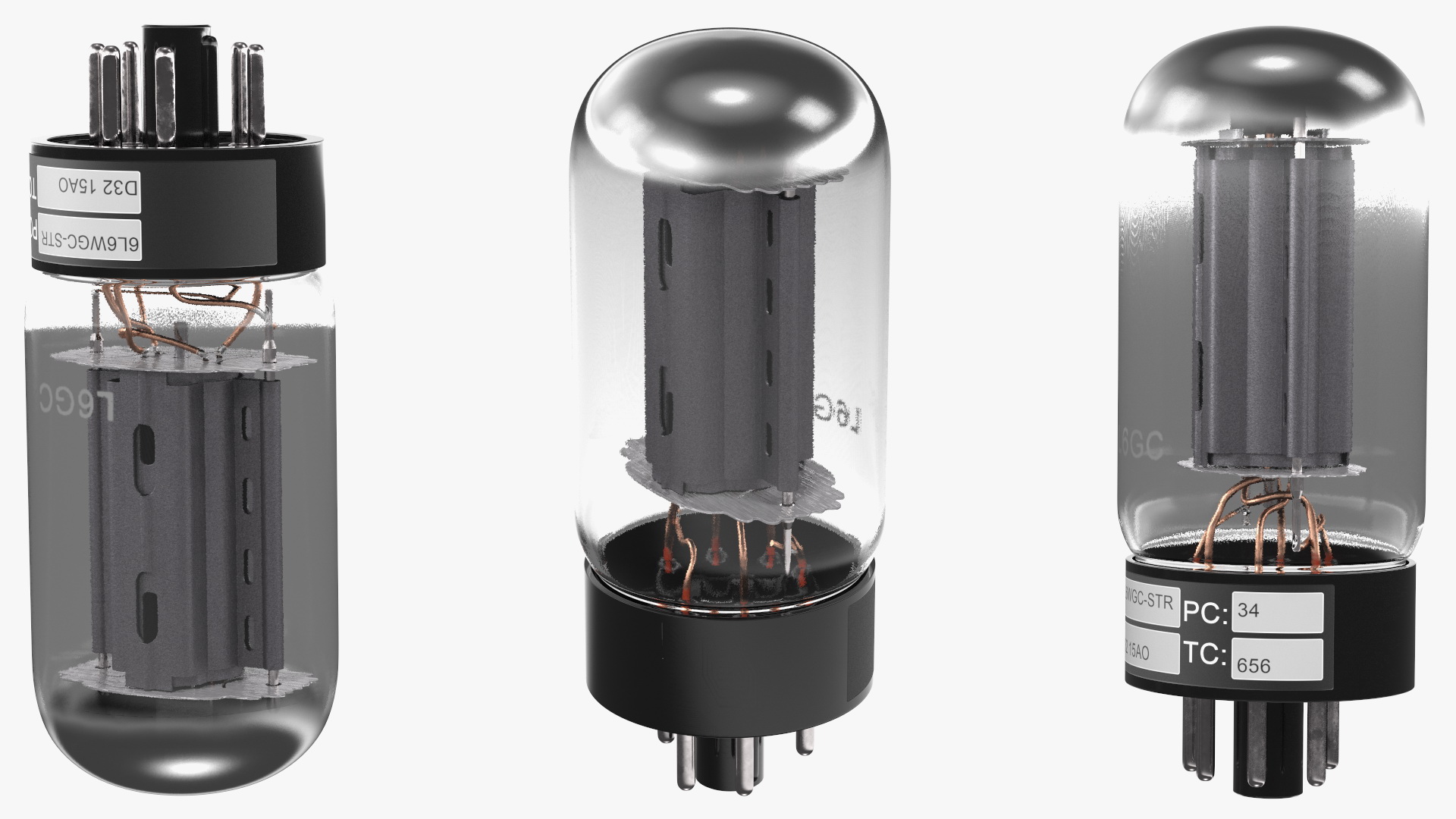 3D Vacuum Tube 6L6WGC model