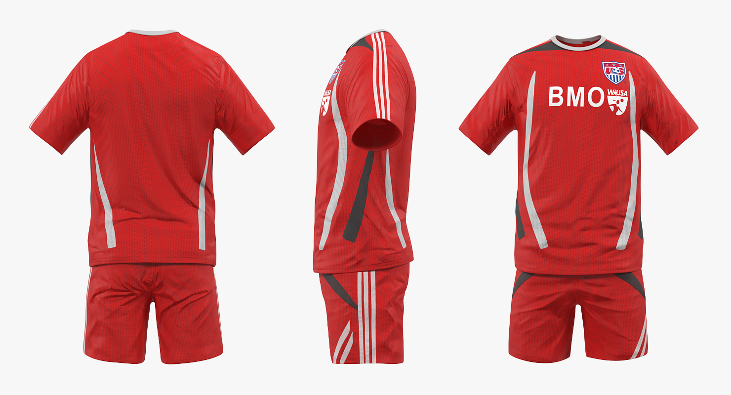 3D Soccer Uniform 2