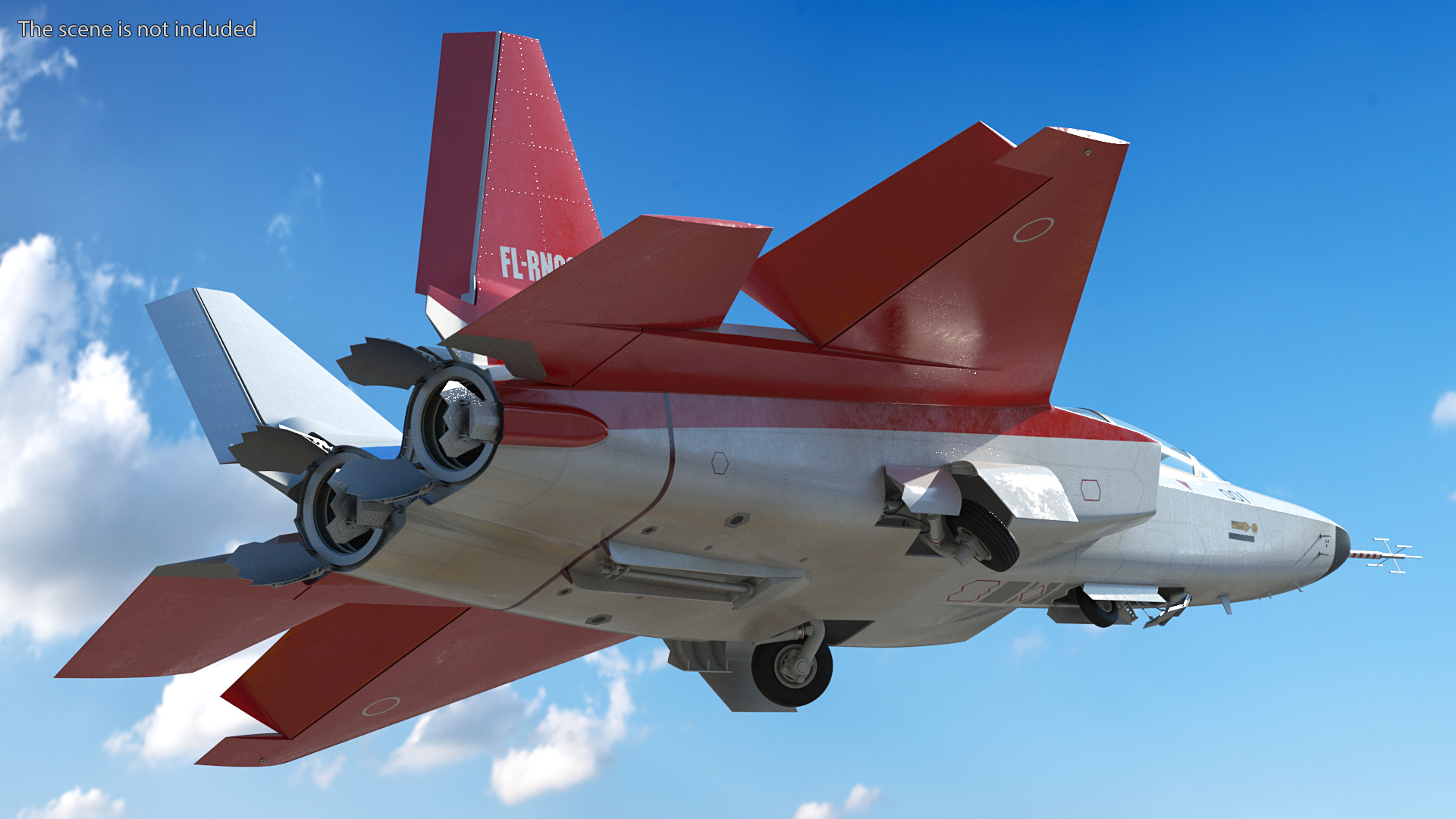 Mitsubishi X2 Shinshin Stealth Fighter Aircraft Rigged 3D model