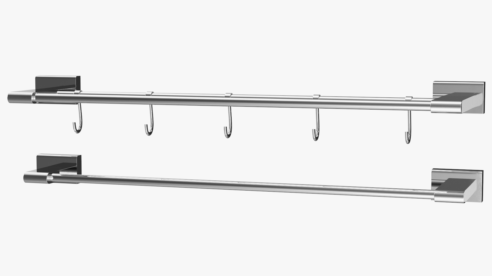 3D Towel Racks Chrome model