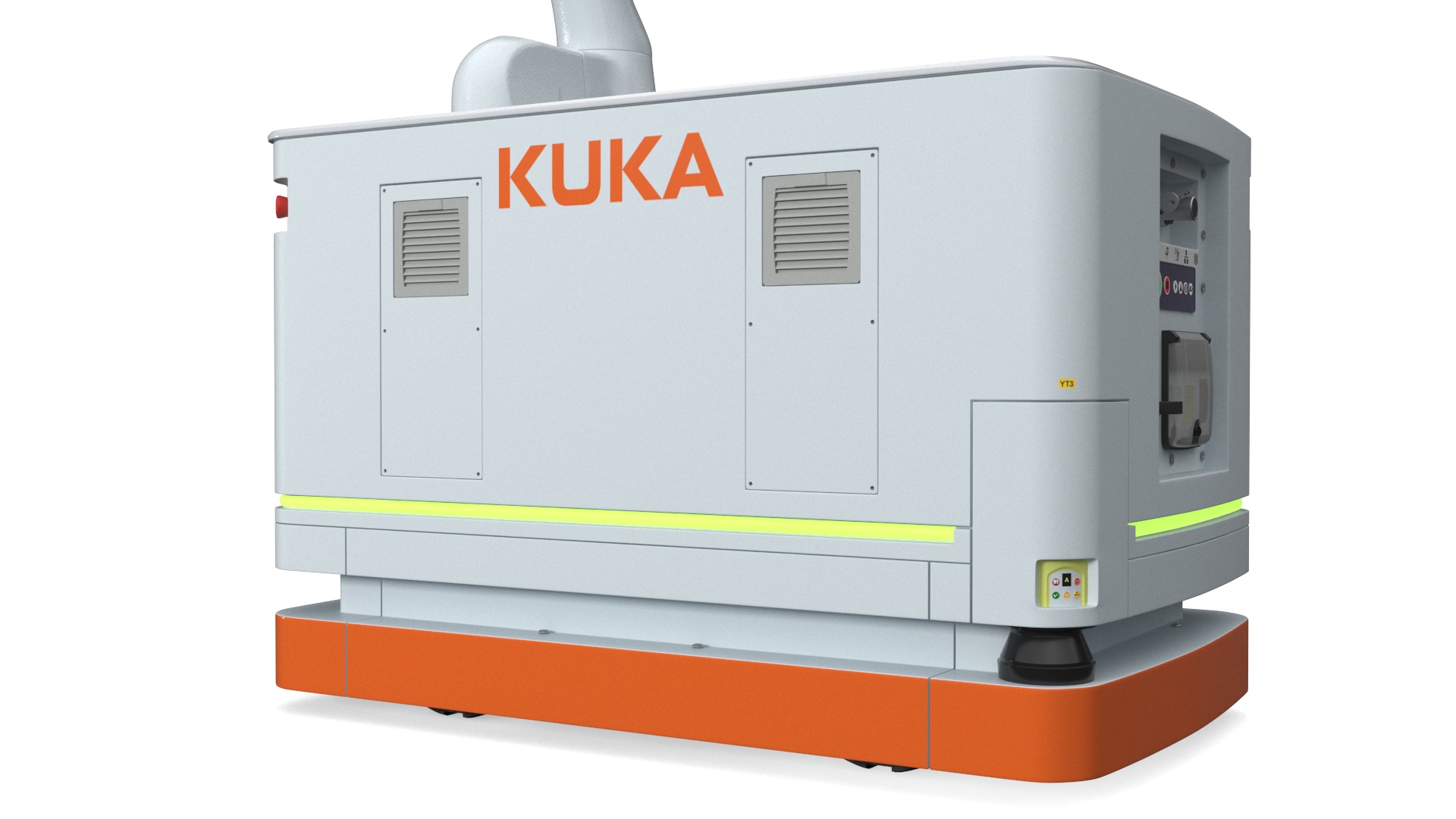 3D Mobile Robot KUKA KMR Iiwa with Special Box model