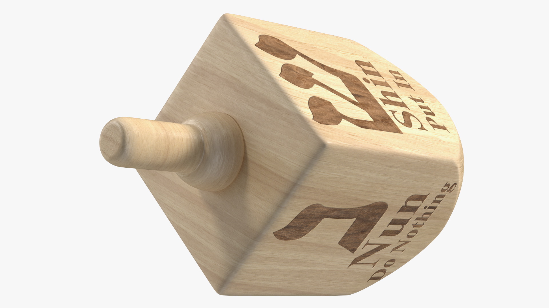 Carved Dreidel 3D model