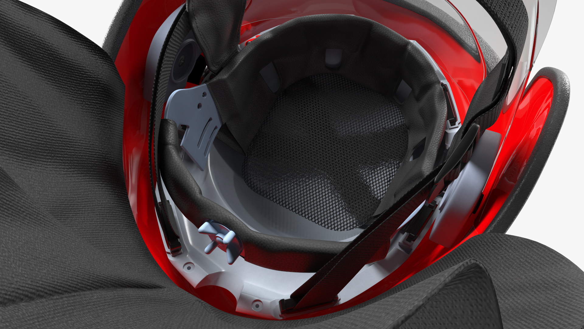 3D Red Fire Helmet F10 MKV model