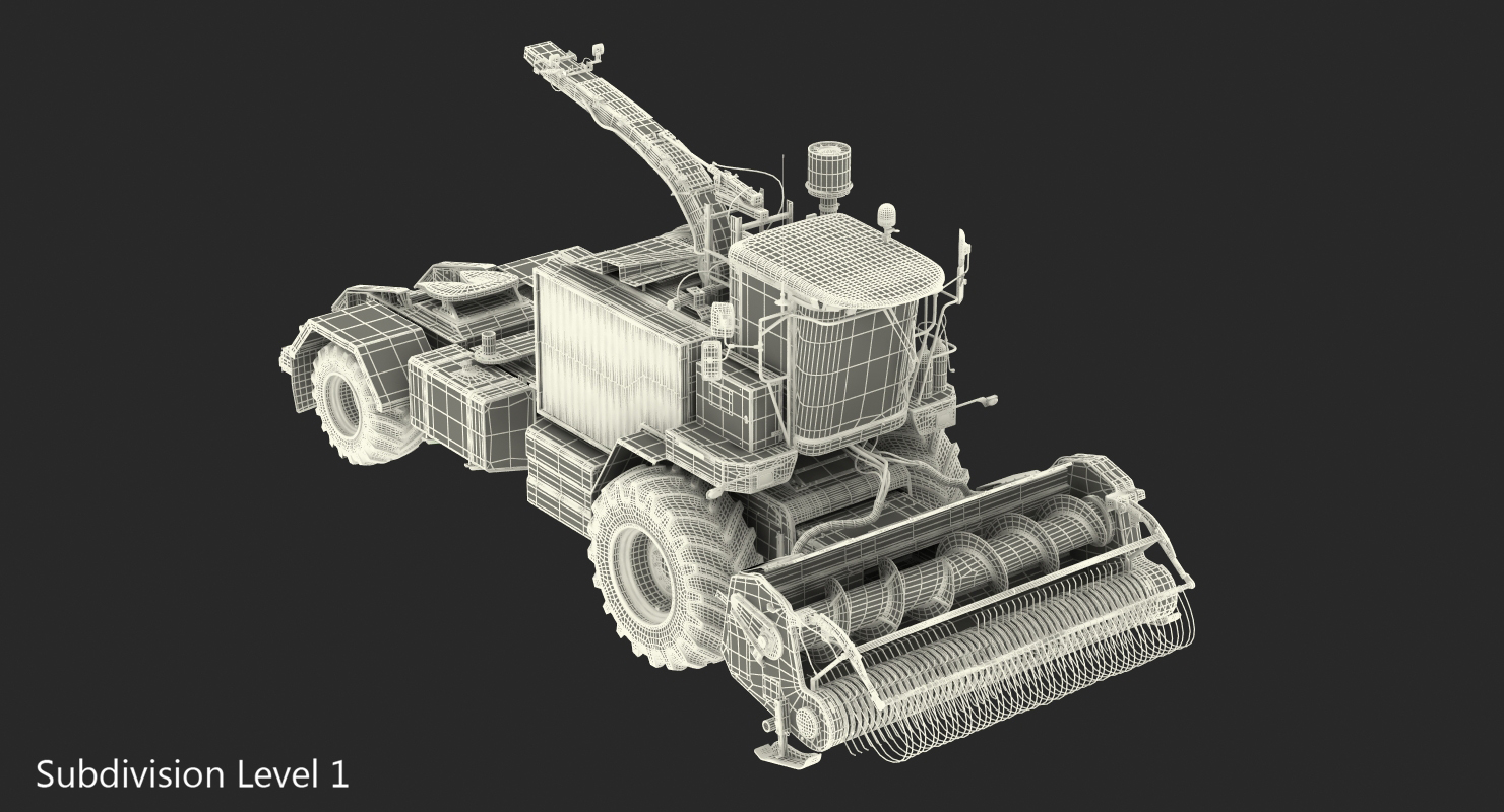 Forage Harvester CMC Saturne 5800 Clean 3D model