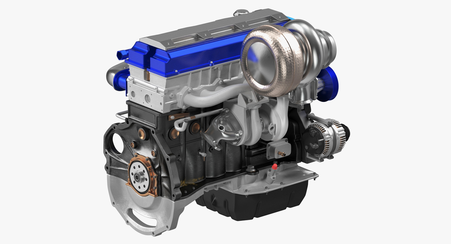 3D Toyota JZ Engine