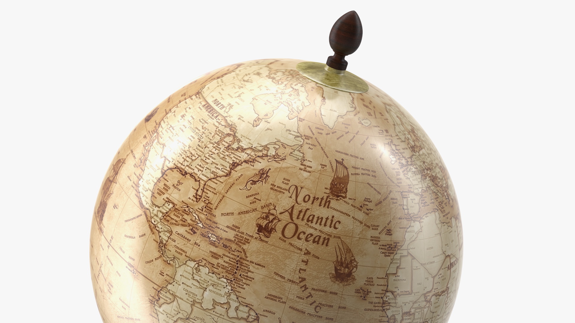 Old Vintage Globe 3D