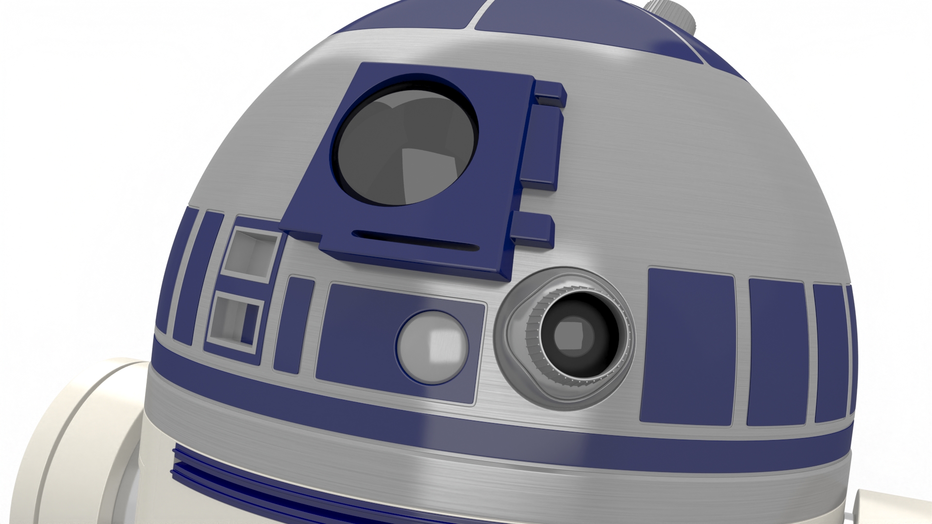 3D Robot Character R2-D2