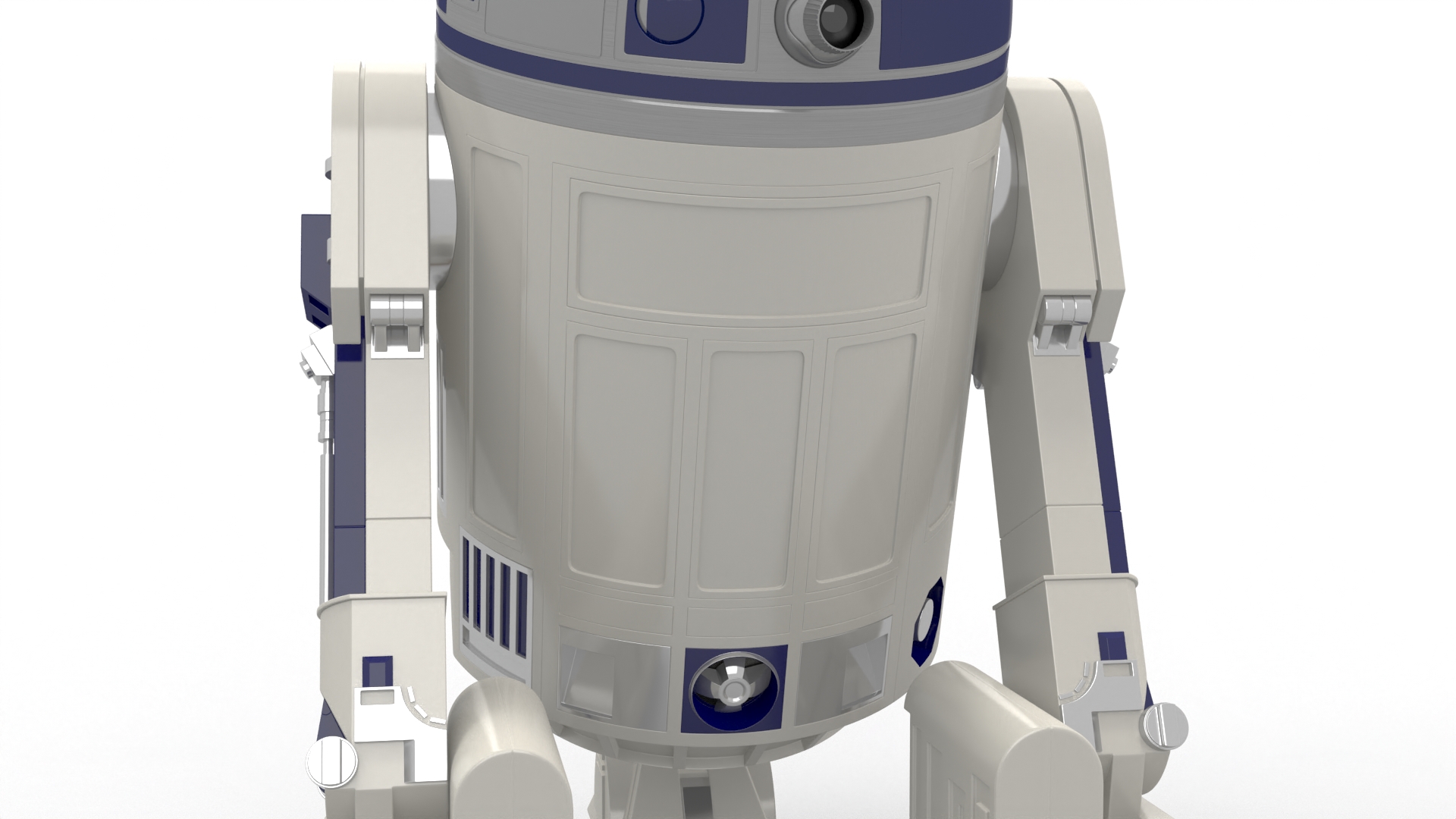 3D Robot Character R2-D2