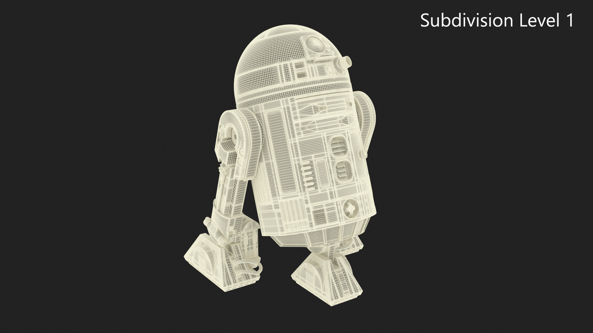 3D Robot Character R2-D2