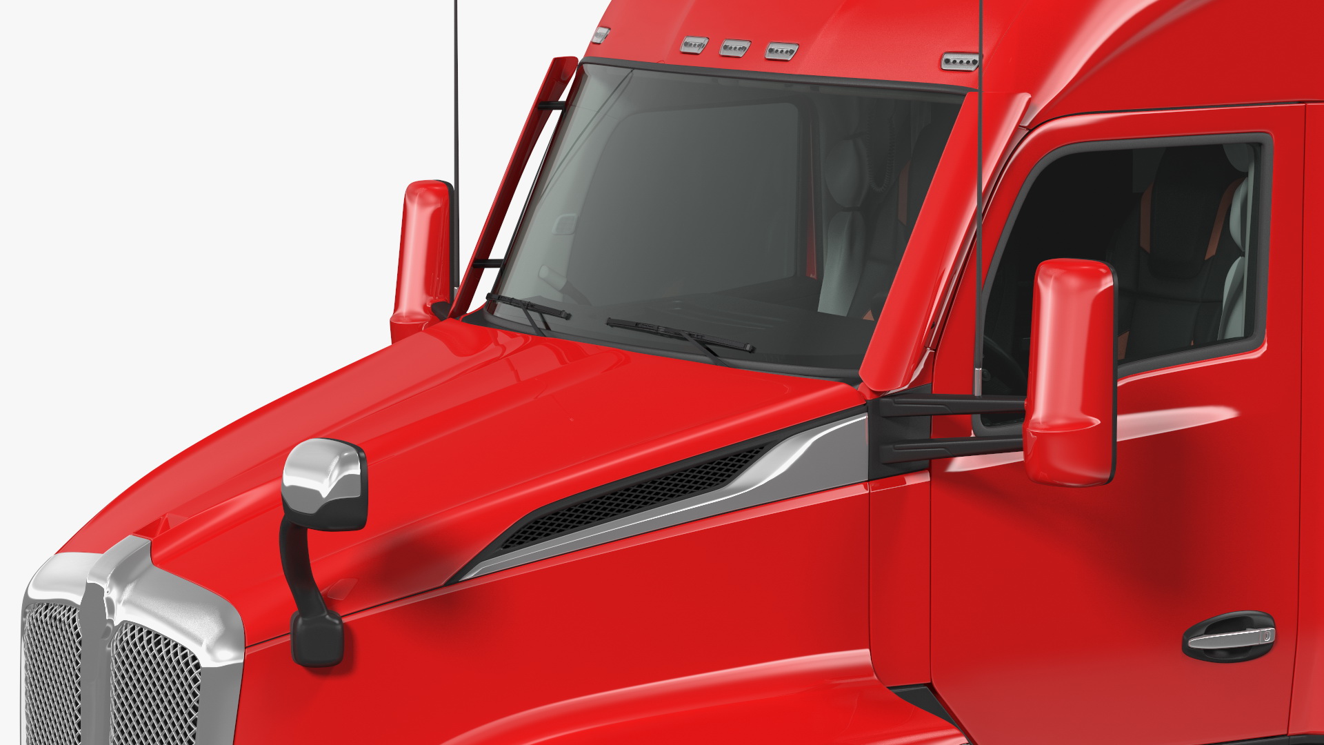 3D New Generation Truck with Semi Trailer model