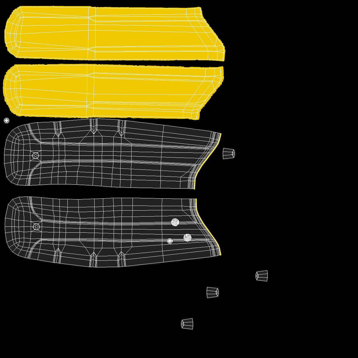 Hammer with Fiberglass Handle 3D model