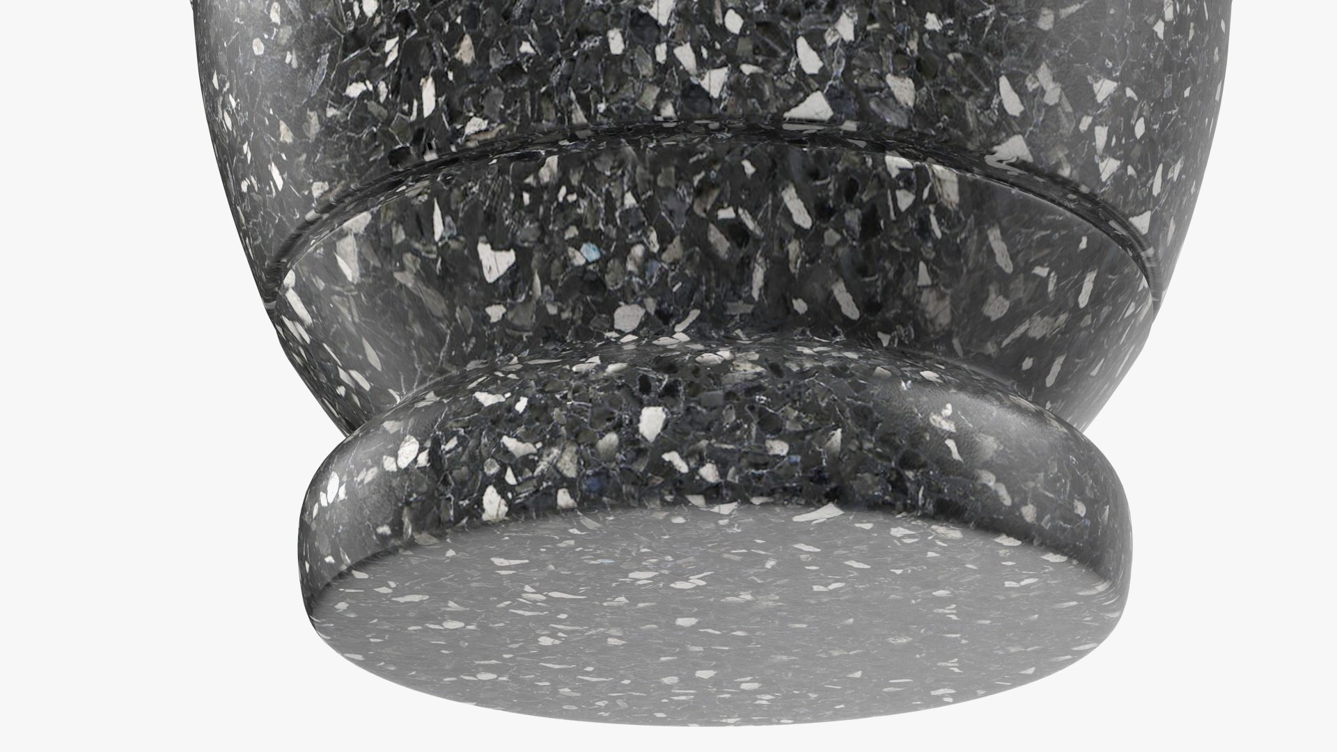 3D model Granite Mortar and Pestle