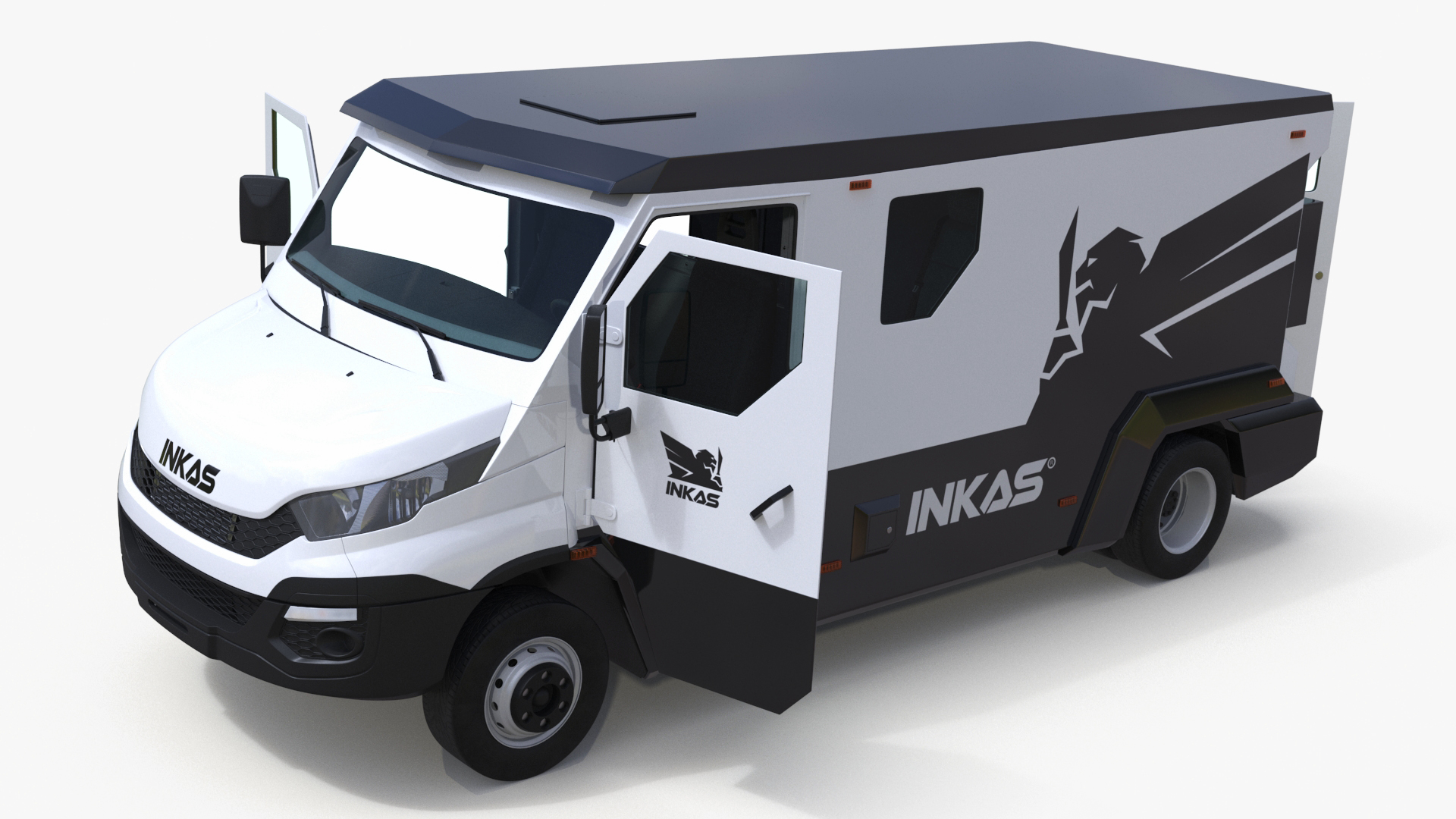 3D Iveco CIT Armored Vehicle Simplified