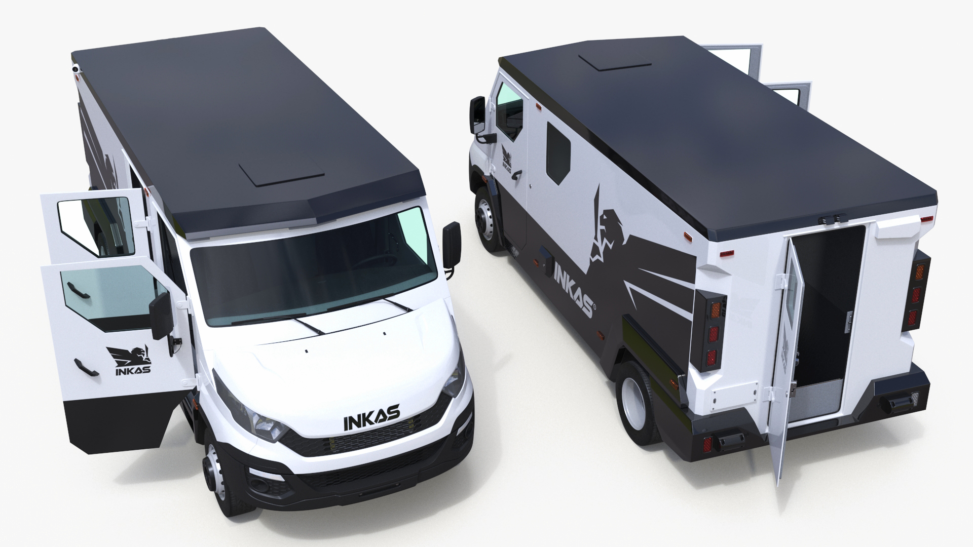 3D Iveco CIT Armored Vehicle Simplified