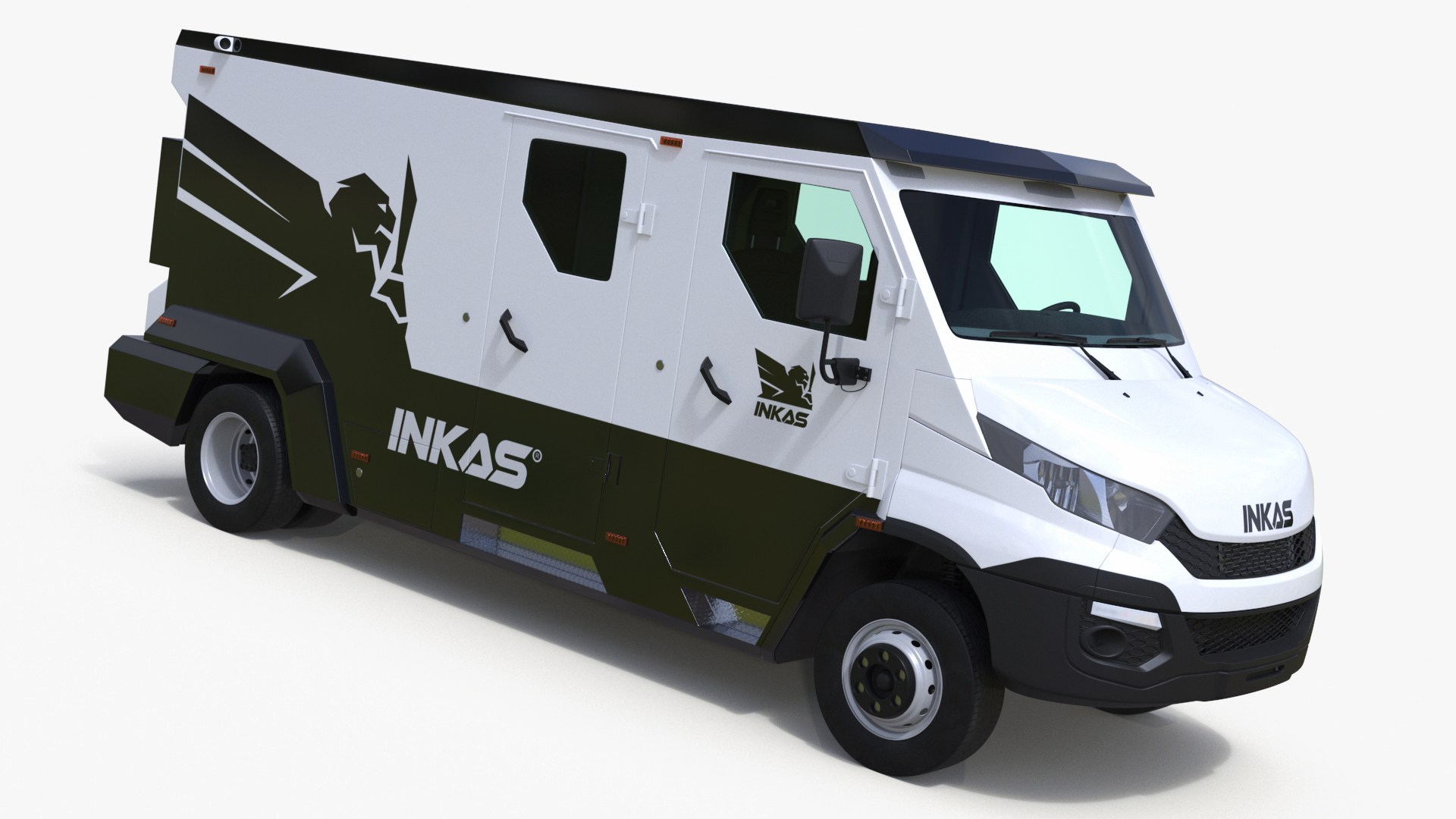 3D Iveco CIT Armored Vehicle Simplified