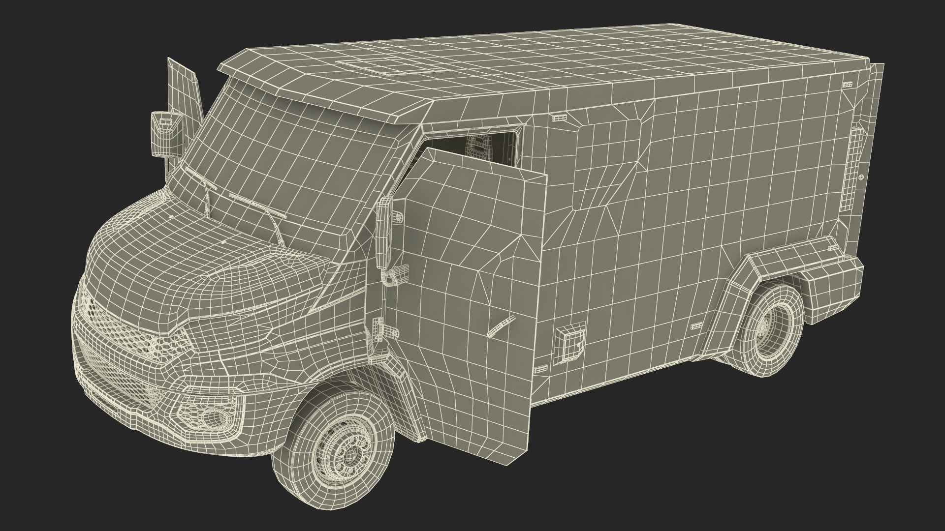 3D Iveco CIT Armored Vehicle Simplified