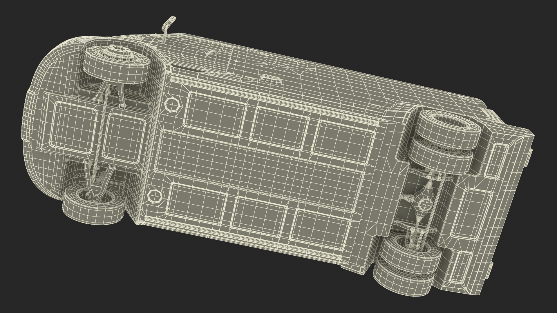 3D Iveco CIT Armored Vehicle Simplified