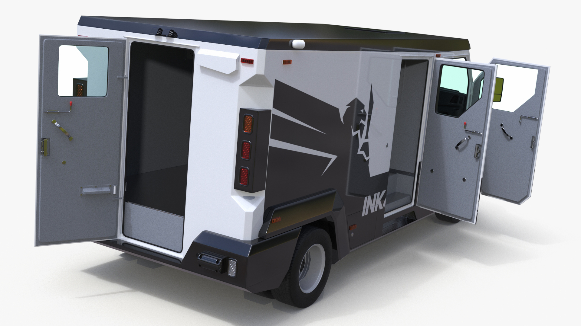 3D Iveco CIT Armored Vehicle Simplified