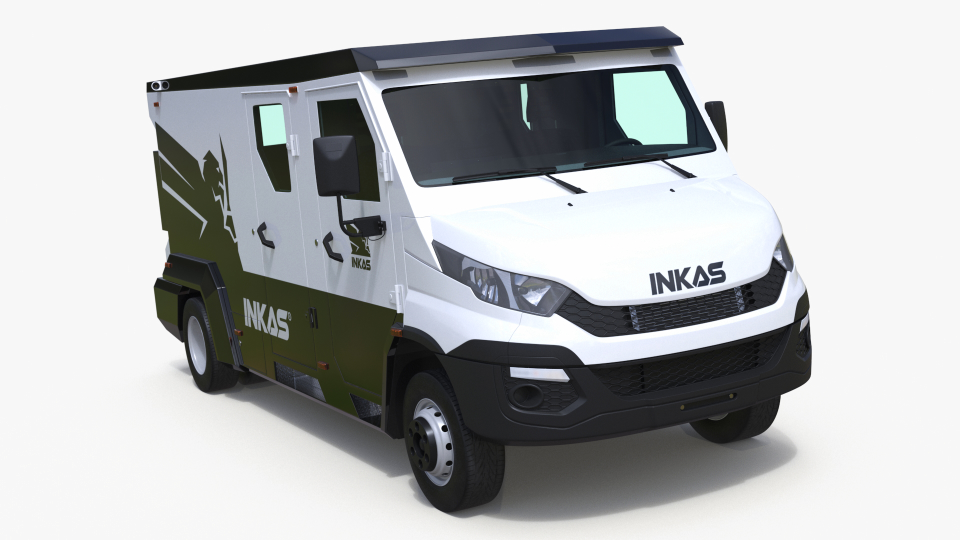 3D Iveco CIT Armored Vehicle Simplified