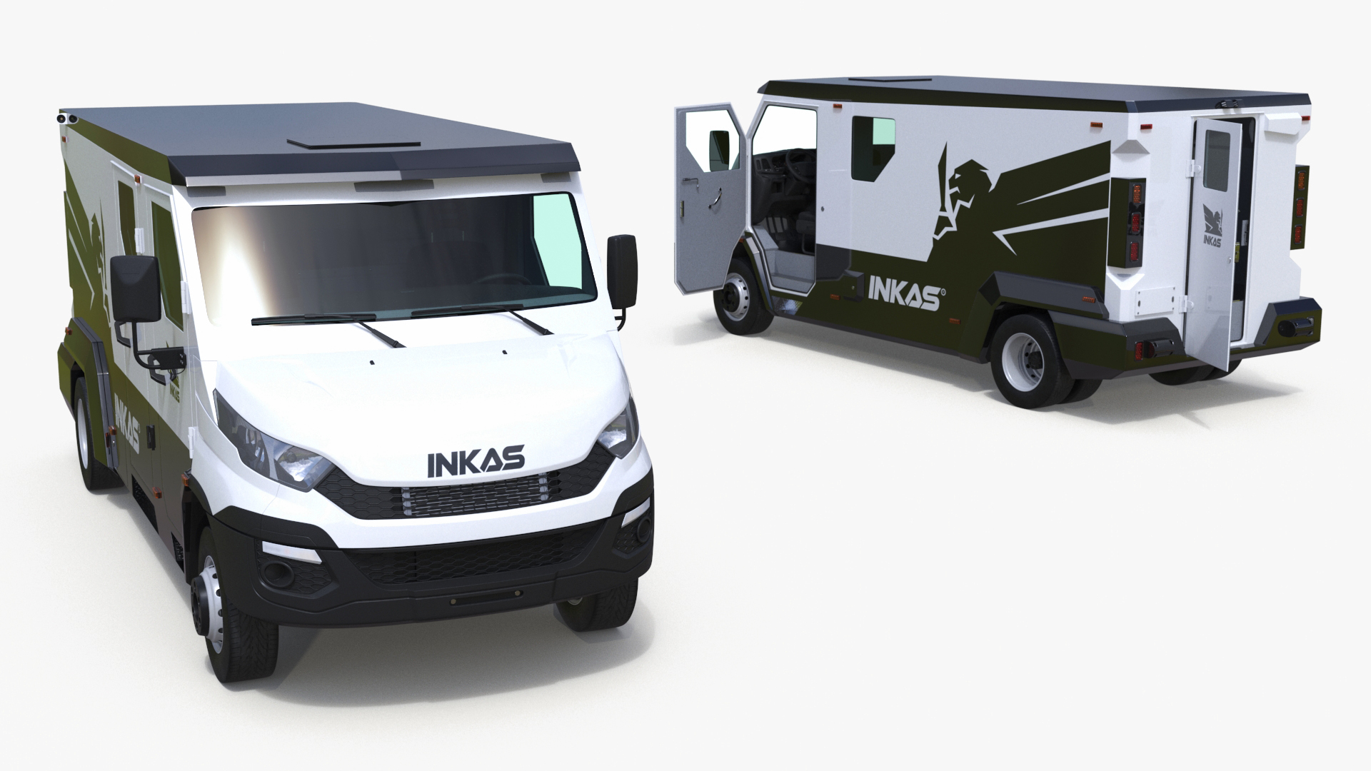 3D Iveco CIT Armored Vehicle Simplified