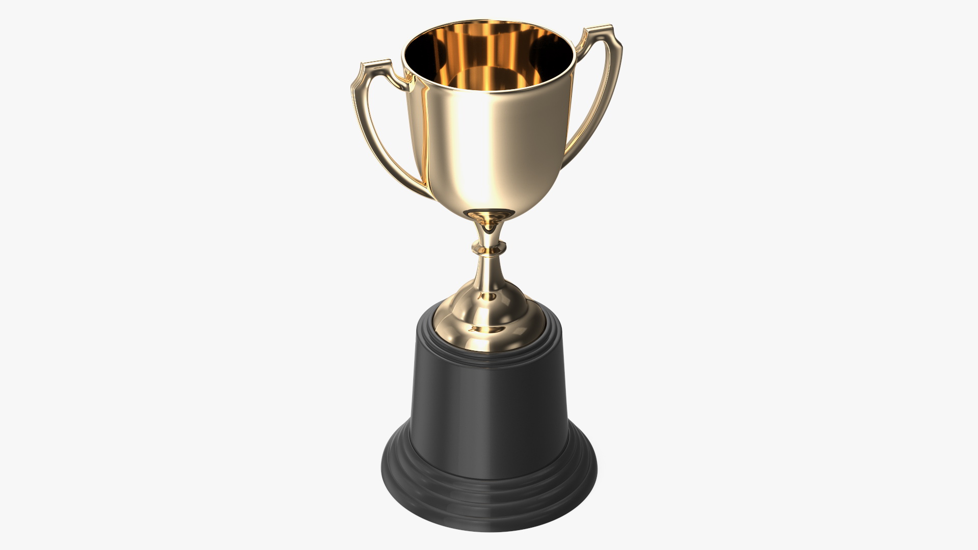 3D Award Cup Golden