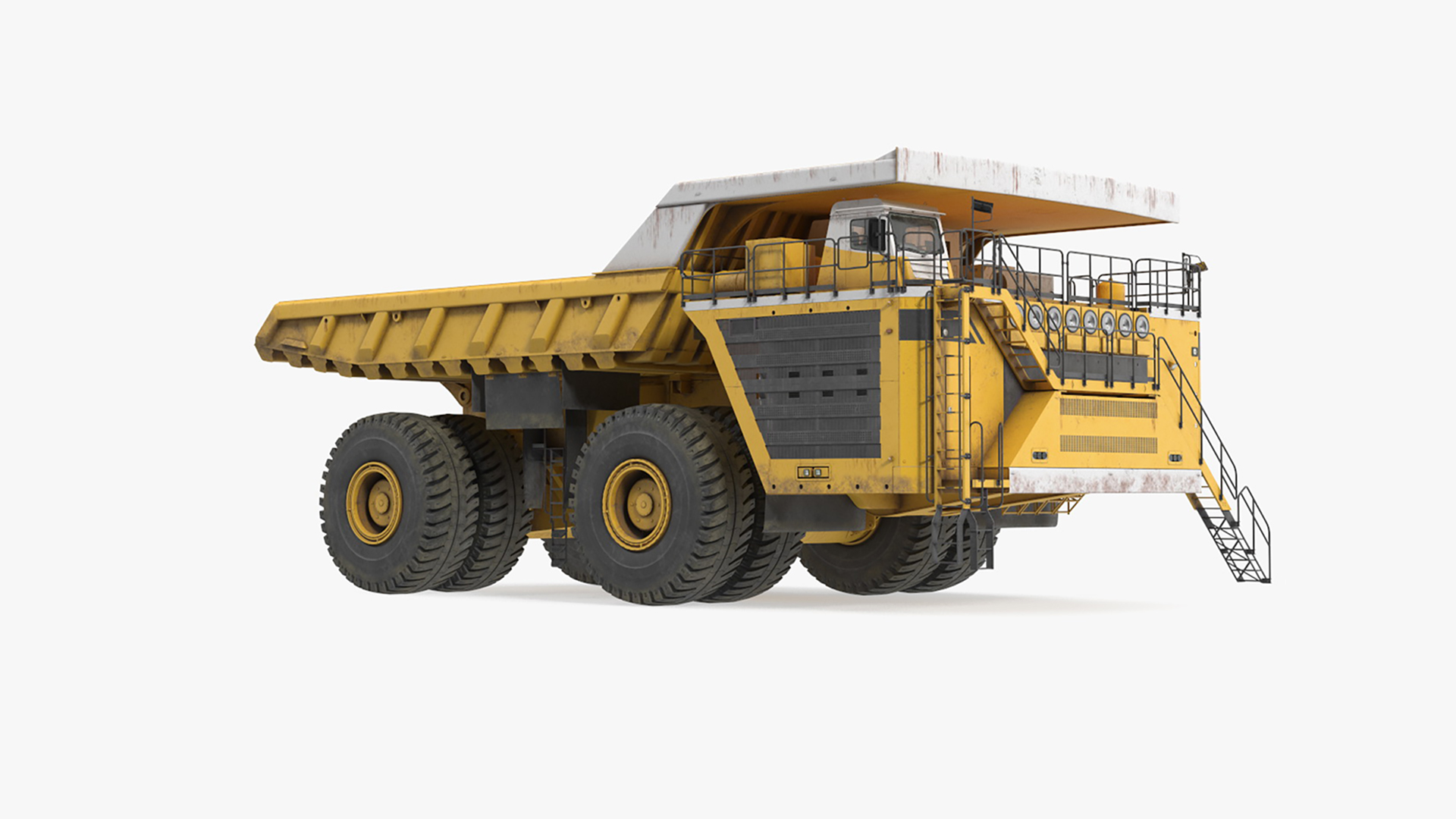 Ultra Class Haul Truck Dirty Rigged for Maya 3D model