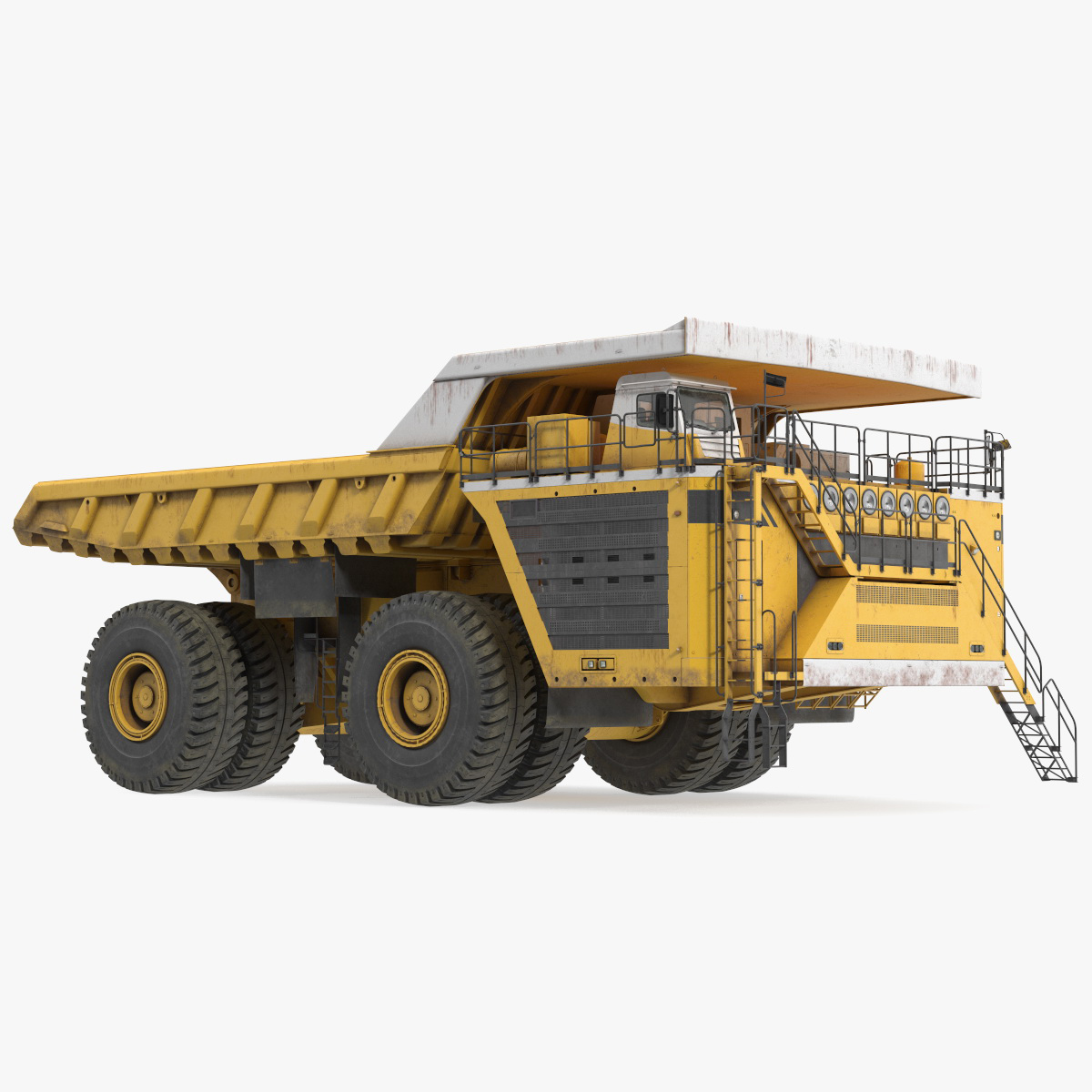 Ultra Class Haul Truck Dirty Rigged for Maya 3D model