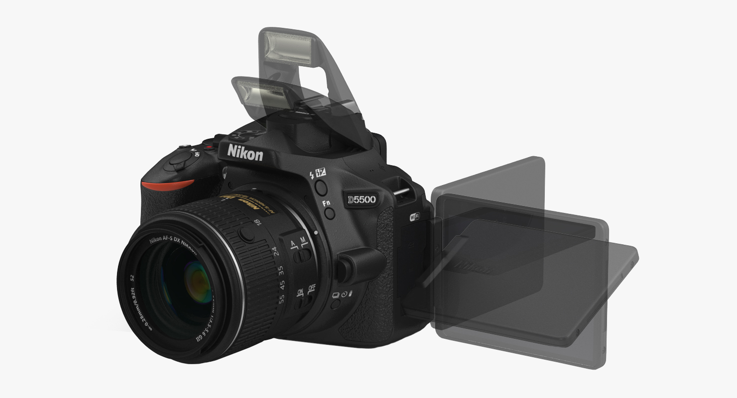 3D Digital Camera Nikon D5500