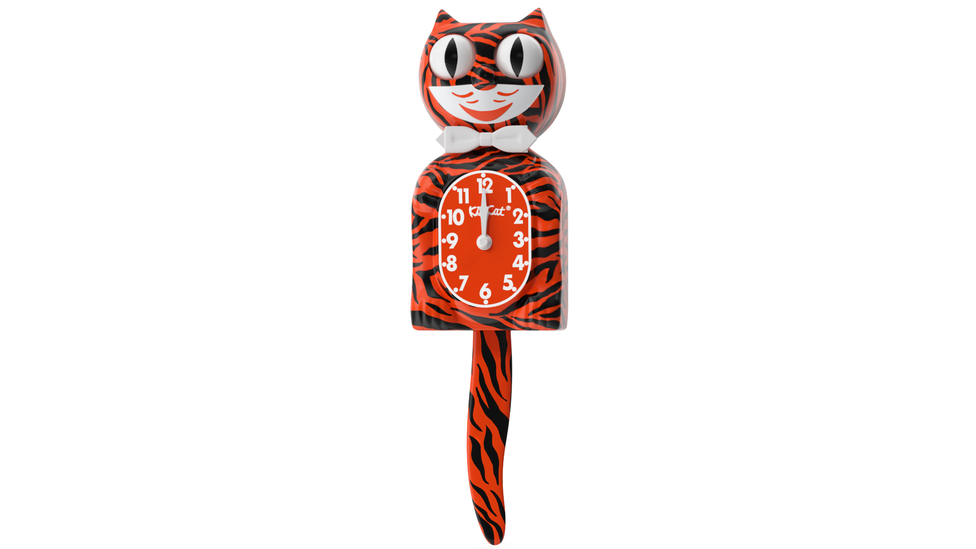 3D model Tiger Kit Cat Clock Exotic Pet