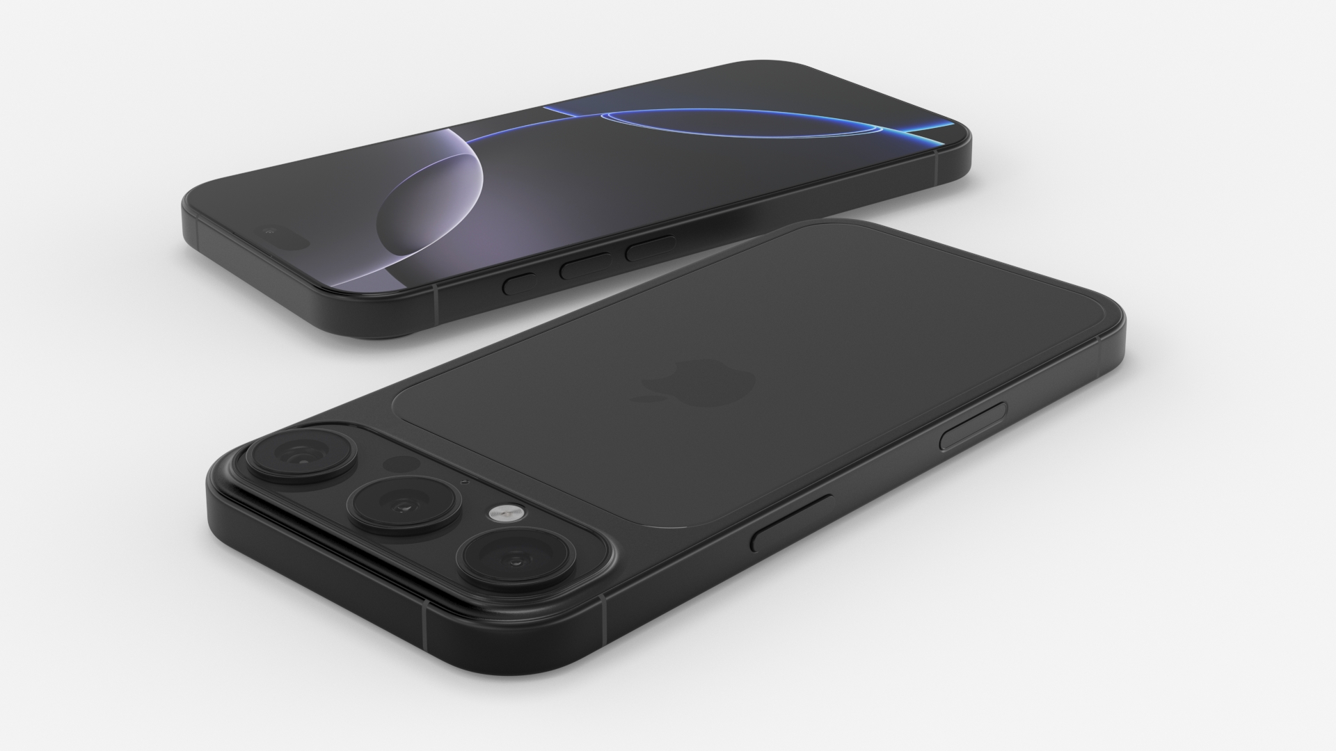 New iPhone 17 Concept Black 3D