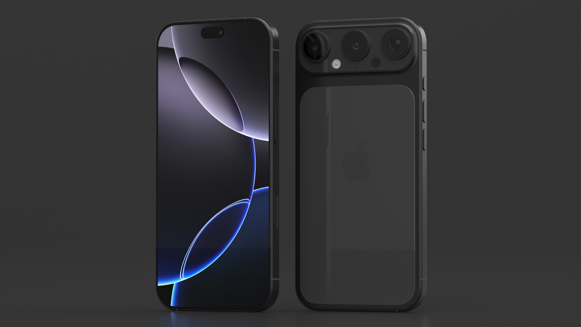 New iPhone 17 Concept Black 3D