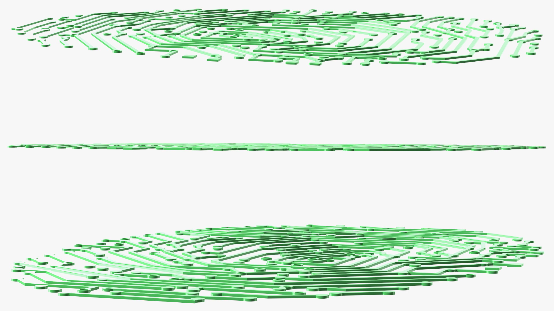 3D Electronic Fingerprint Green model