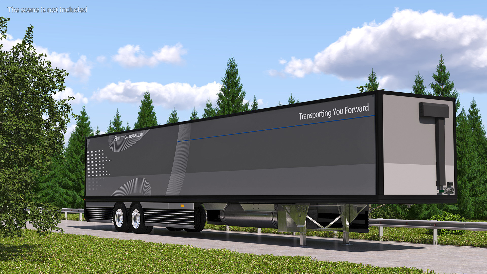 Hyundai HDC-6 Cargo Trailer 3D