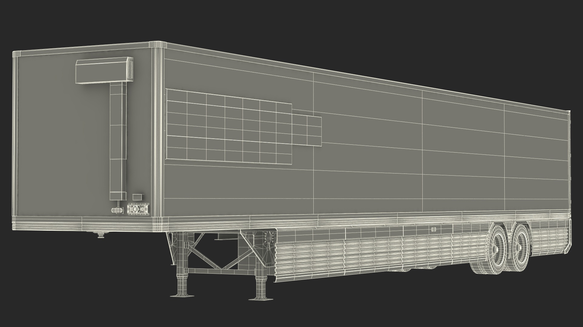 Hyundai HDC-6 Cargo Trailer 3D