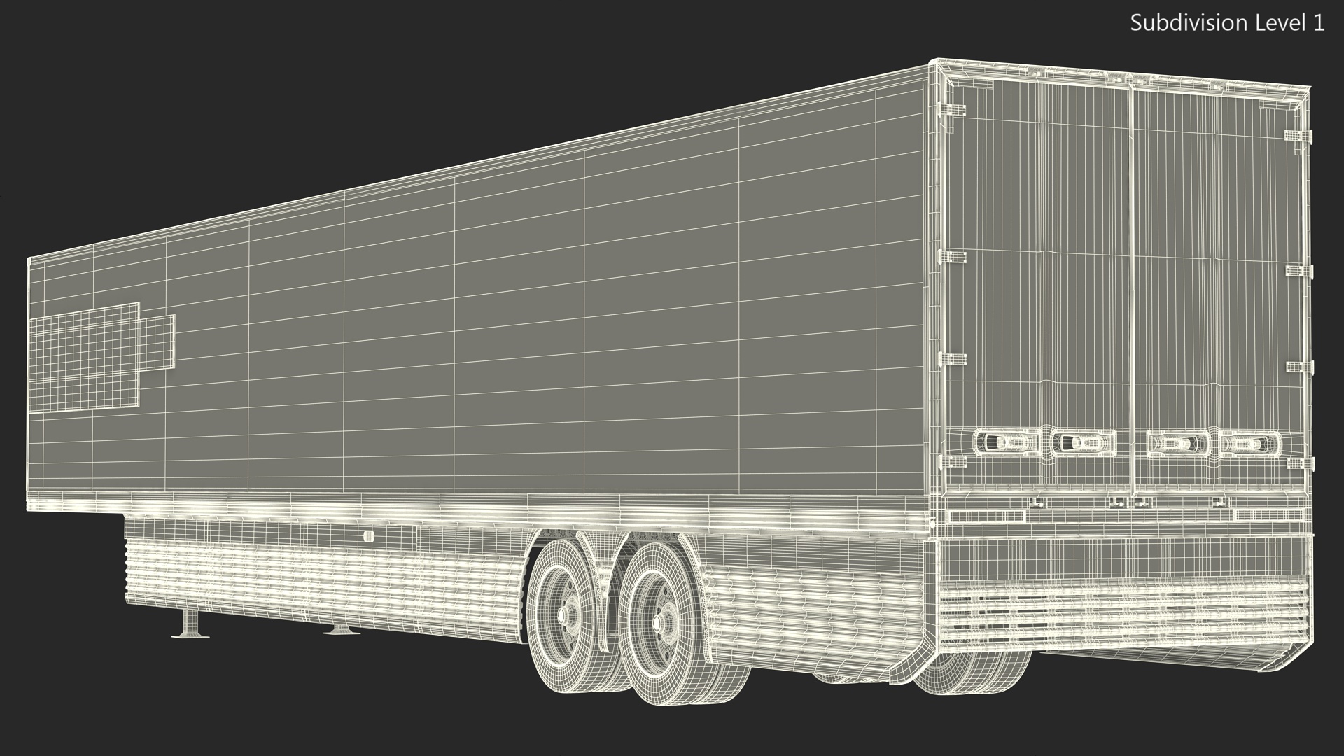 Hyundai HDC-6 Cargo Trailer 3D