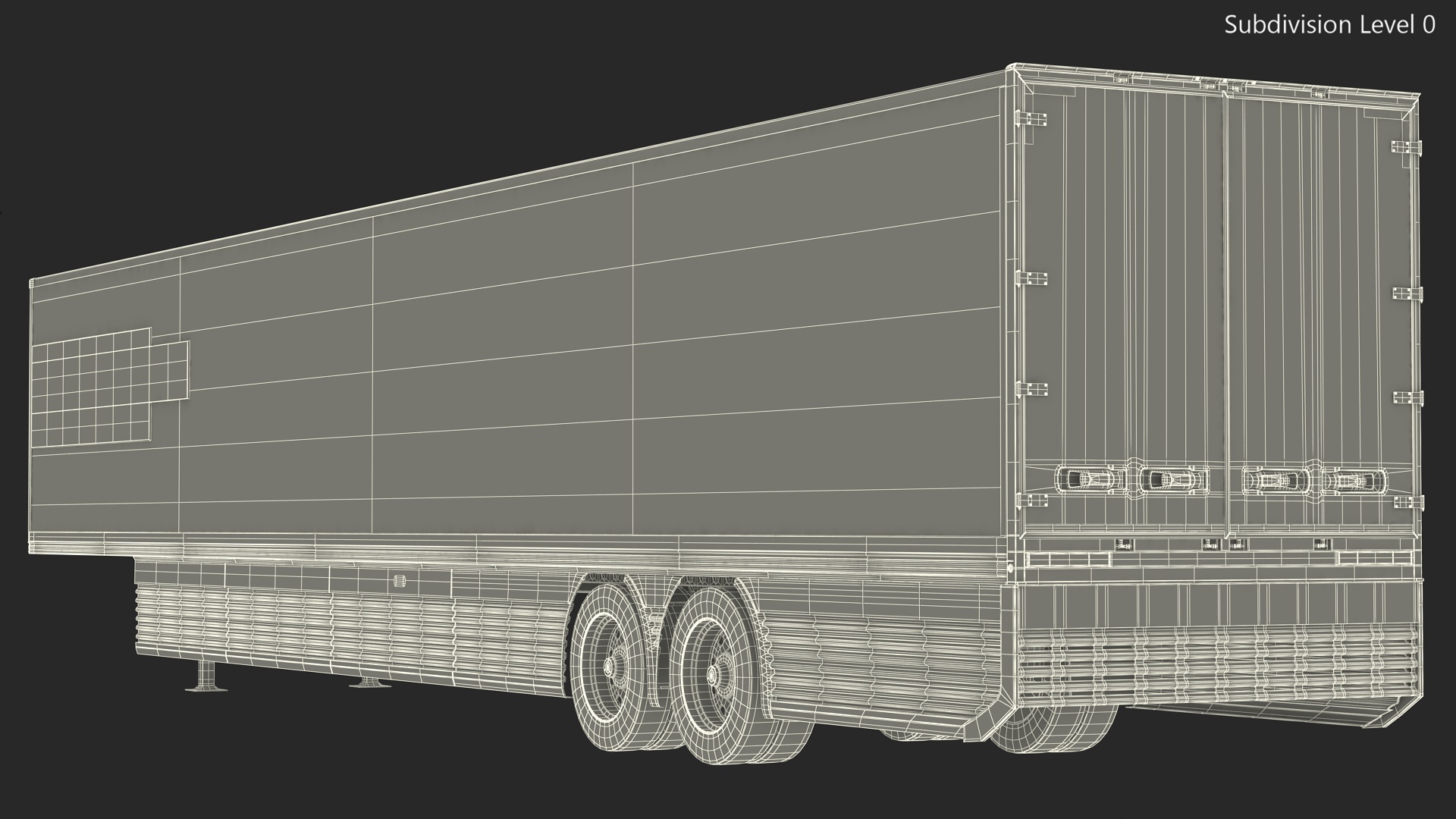 Hyundai HDC-6 Cargo Trailer 3D