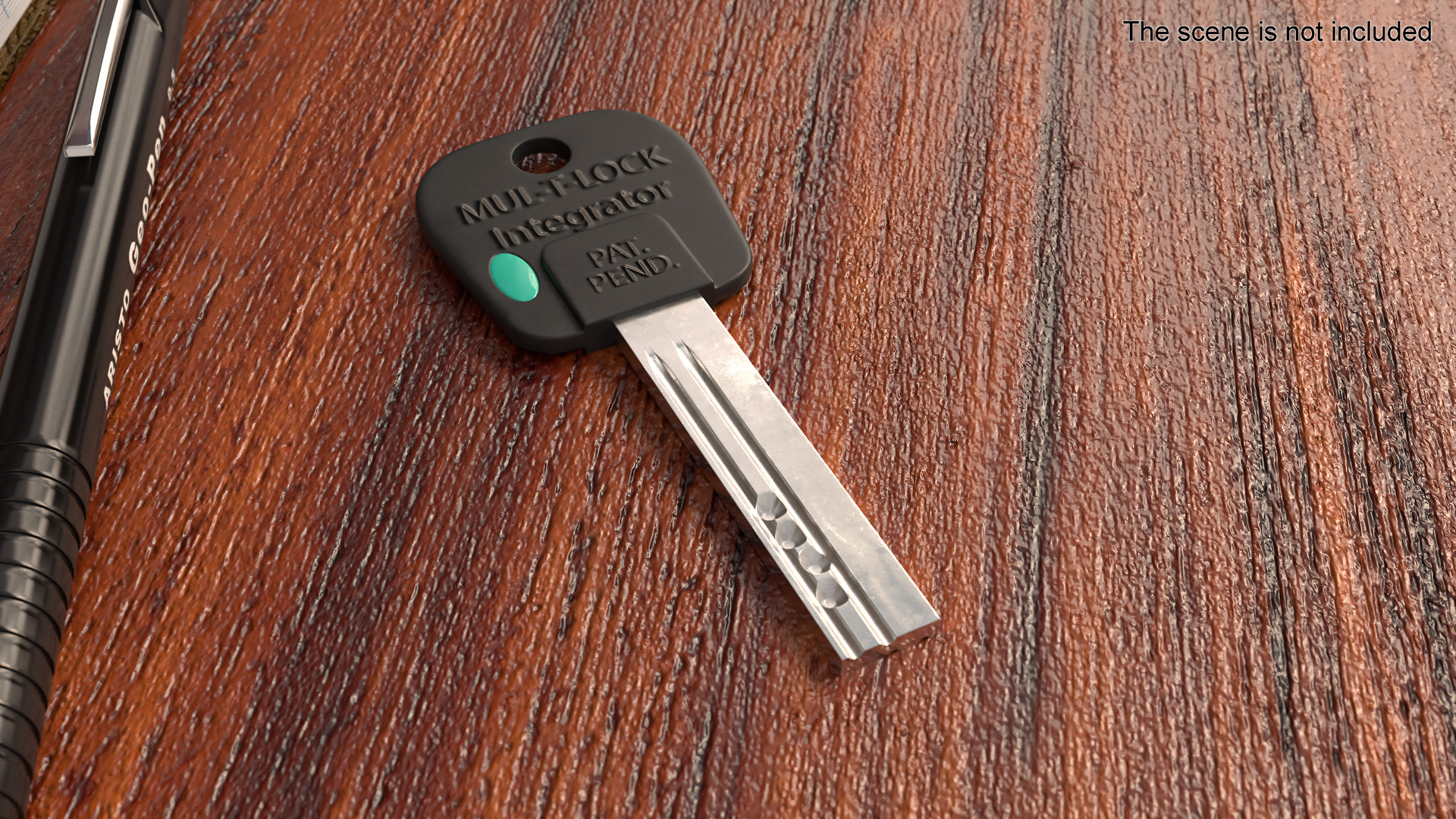 3D model Car Punched Key