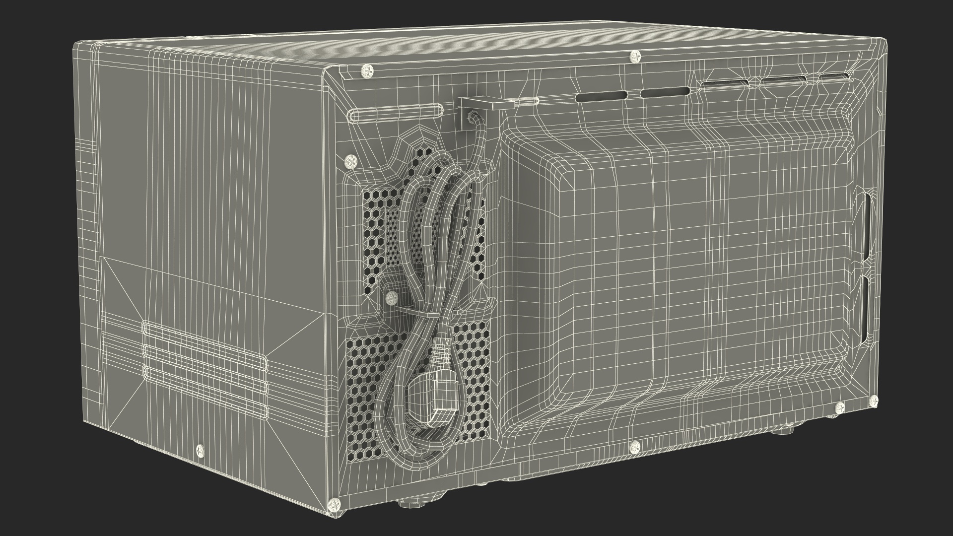 3D model Countertop Microwave Oven