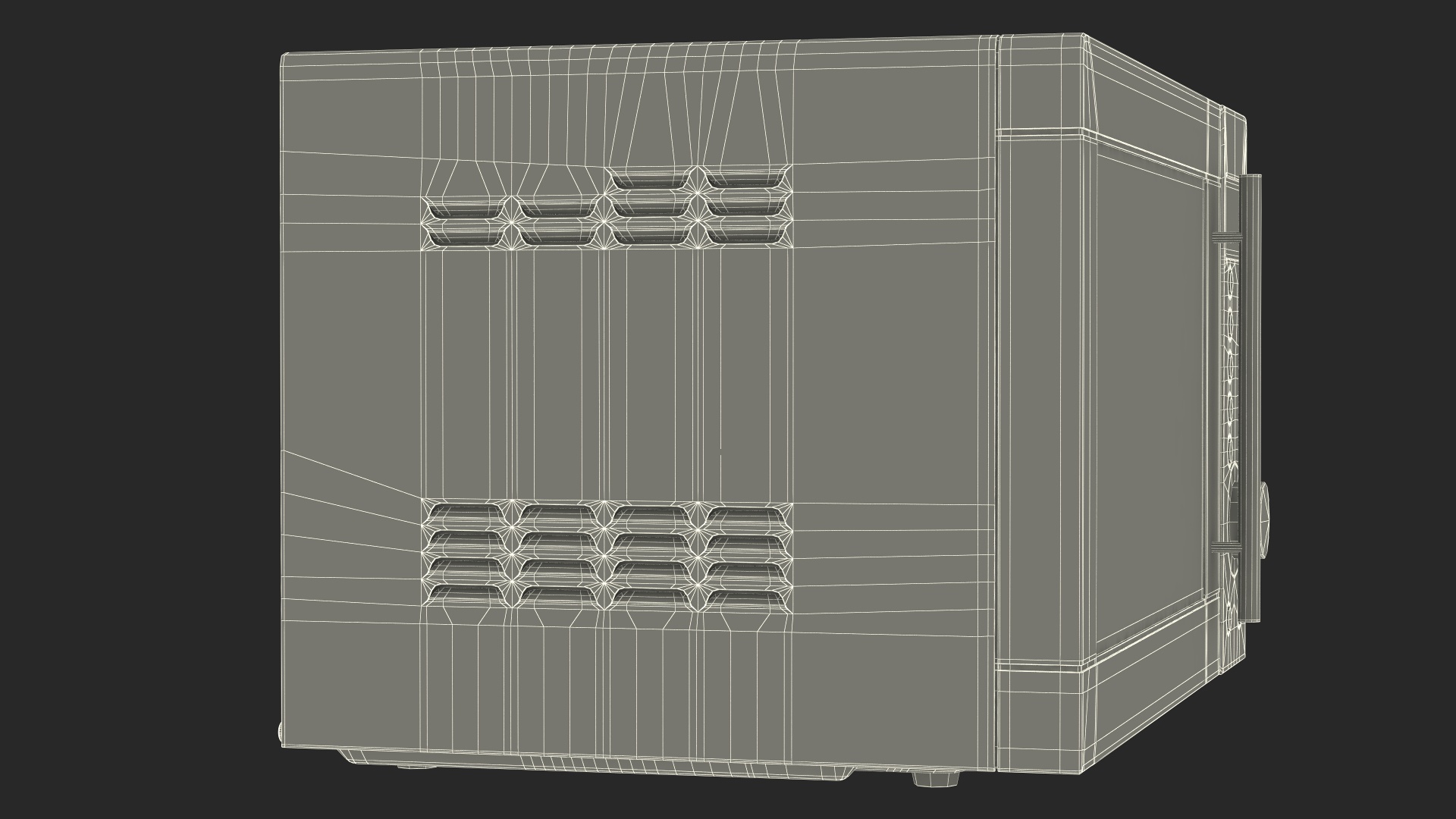 3D model Countertop Microwave Oven